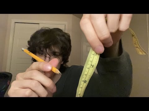 ASMR Measuring Your Face So I Can Sculpt It