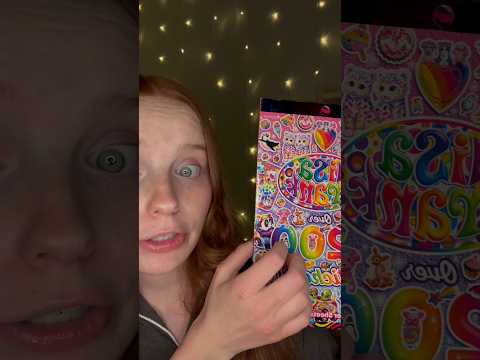 ASMR Lisa Frank Stickers! 🐯💿💝🌈