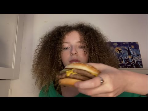 ASMR | MCDONALDS MUKBANG 🍔(Double Quarter-Pounder meal)