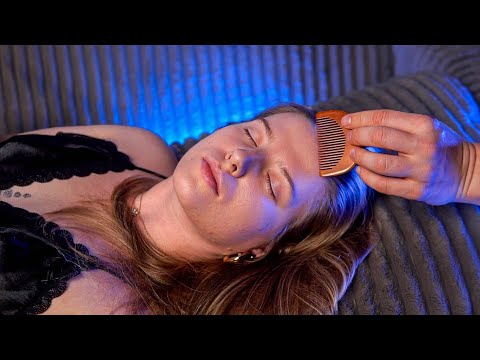 ASMR Beauty Sleep in 30-minutes 🦋 Scalp Massage, Hair Brushing (No Talking)