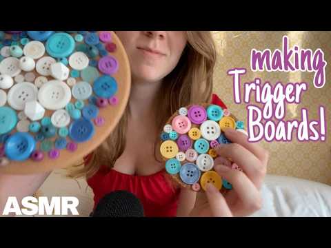 ASMR Make Trigger Boards With Me! (Rummaging)