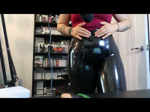 ASMR - PVC Leather leggings tingles