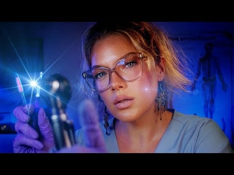 ASMR Profound Ear Cleaning & Otoscope Exam (Otoscope, Muffled Sounds, Ear Tapping) | Binaural RP