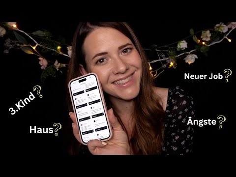 ASMR Einschlaf Q&A 🤍 Entspannte Infos ~ Flüstervideo in German/Deutsch