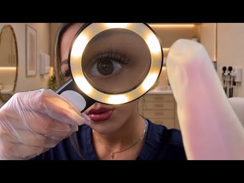 ASMR Dermatologist Gives You A Thorough Skin Exam👀🔍