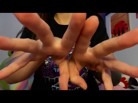 ASMR Dancing Hand Movements🤲🏼 Soft Spoken Affirmations + Tongue Clicking💫