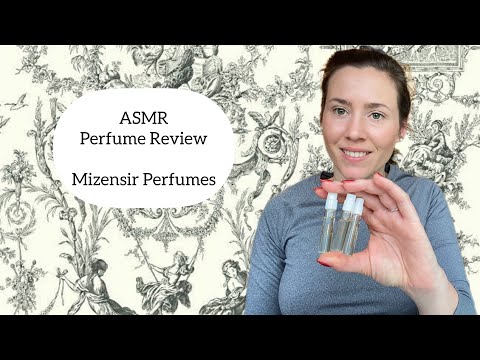 ASMR Perfume Review Mizensir Perfume Samples - Glass Tapping & Soft Spoken