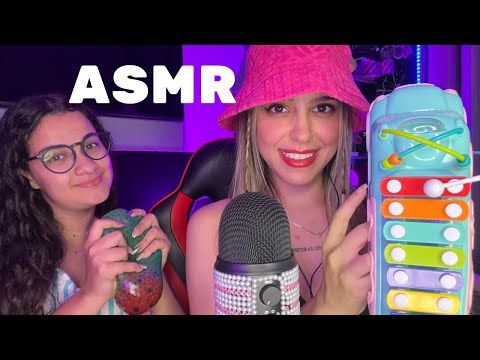 ASMR 10 GATILHOS EM 10 MINUTOS COM MINHA PRIMA