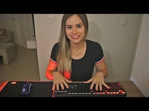 ASMR TE RELAXANDO COM TECLADO MECÂNICO + MOUSE