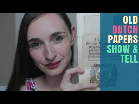 Super Oude Documenten Show & Tell voor ASMR
