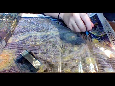 Diamond Painting ~ASMR~ (part 2, soft spoken, rambles)