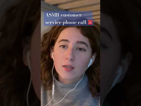 #asmrroleplay customer service phone call with United airlines