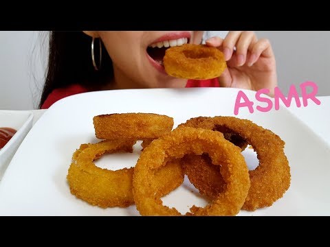ASMR Eating Crunchy Fried Onion Rings Sounds | ASMR Eating Sounds | Satisfying Crunch