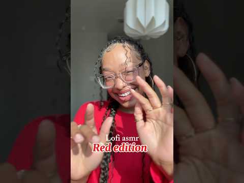 LOFI ASMR (Red Edition) ❤️✨ #shorts