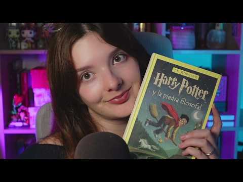 ASMR - LEYENDO HARRY POTTER Y LA PIEDRA FILOSOFAL (lectura susurrada español)