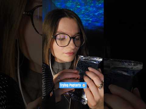 Mystery snack... Poptarts! 🧁 #asmr #triggersforsleep #asmreating #poptarts