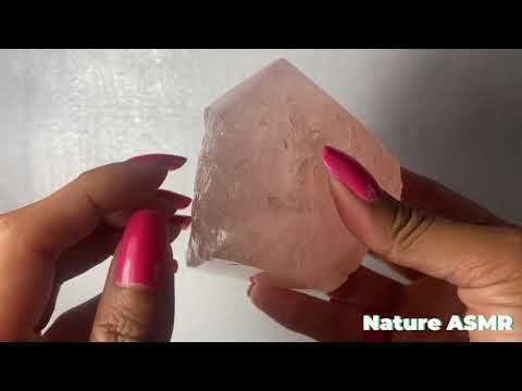 ASMR CRYSTAL TAPPING WITH LONG NAILS, SENDING LOVE #shorts #asmr