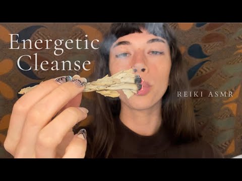 Reiki ASMR ~ Energetic Cleansing | Relaxing | Purification | Selenite | Rattle | Energy Healing