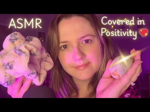 Blanket of Positivity 💖 Whispered ASMR + Magical Energy Stone with Positive Affirmations ✨