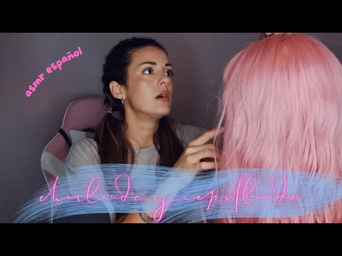 charlando mientras cepillo la peluca | ASMR Español