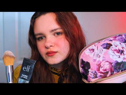 Whispering Explaining Makeup Tingly Makeup Bag Haul Show and Tell | ASMR