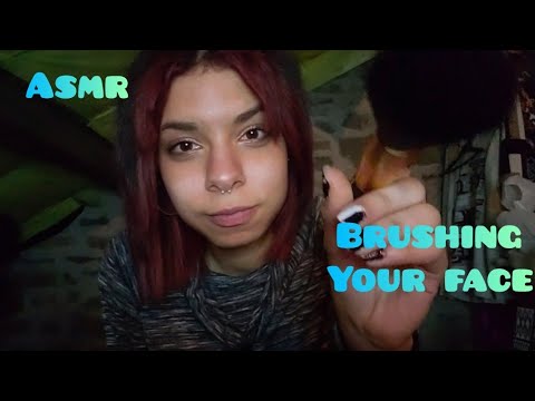 ASMR ◇ Brushing your face 💫