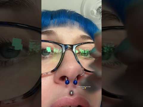 ASMR plucking your nose hairs 👃🏻 #asmr #shorts