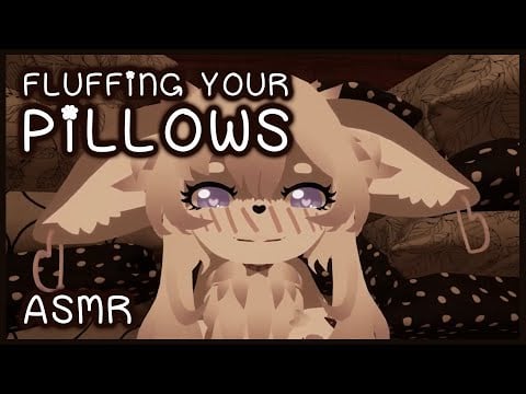 Pillow Fluffing and Patting [Ear-to-Ear Whispering][vrchat]