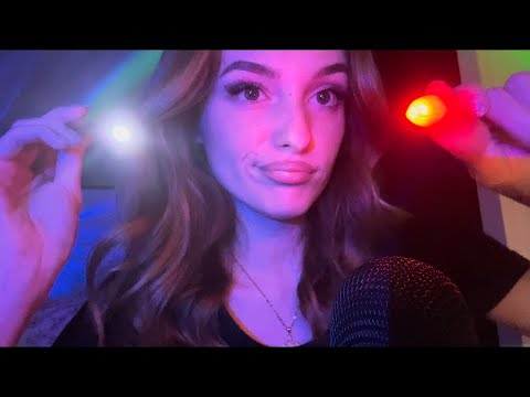 ASMR: TEST DE CONCENTRATION AVEC LUMIÈRES👀 (des yeux/ visuel)