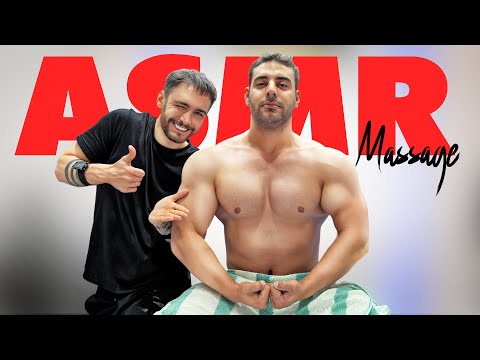 “ASMR Massage on a Bodybuilder 💪🔥”