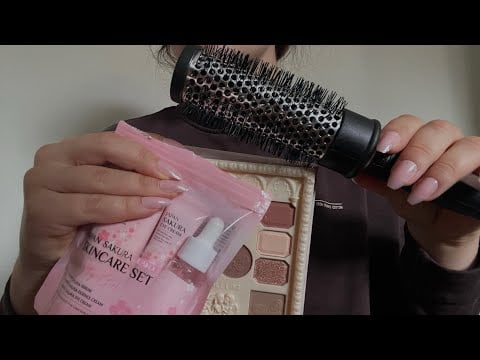 Lofi ASMR doing your makeup & hair 🎀💄no talking / fast & aggressive