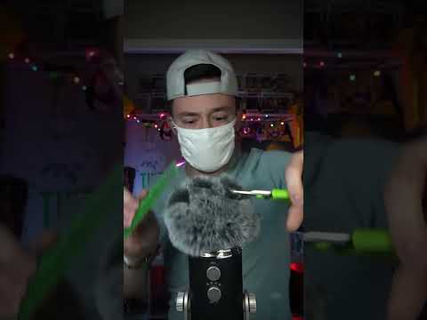 I Kept Cutting… Until The Fuzzy Mic Cover Was GONE 😳✂️🎙️💀 (Haircut ASMR) #haircutasmr #fastasmr