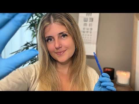 ASMR Cranial Nerve Exam (deutsch) | Sanfte neurologische Untersuchung