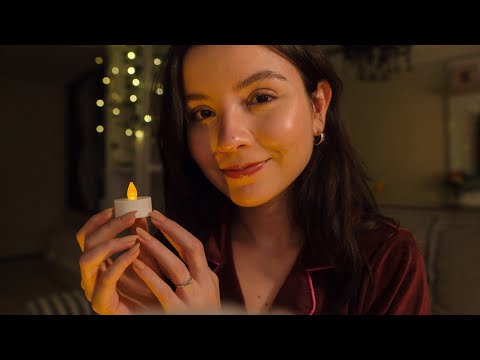 ASMR | relaxe profundamente até dormir (plucking, hand movements, sons de boca delicados)