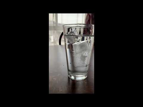 ASMR 1 Minute Making Ice Water (No Talking)