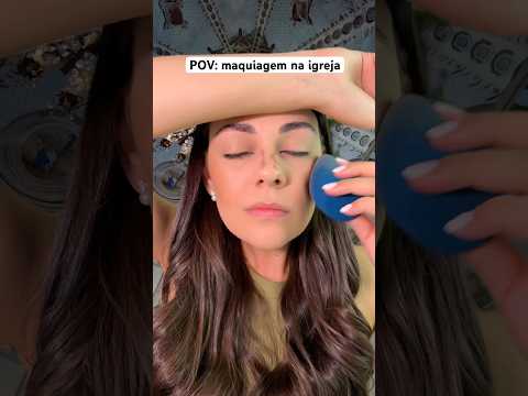 POV: maquiagem na igreja #asmr #asmrsounds #humor #shorts