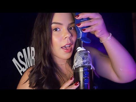 ASMR LIMPEZA MOLHADINHA NO SEU OUVIDO