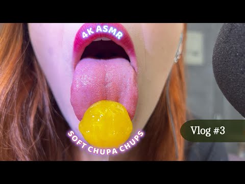 4K Sweet Symphony: ASMR Licking Chupa Chups