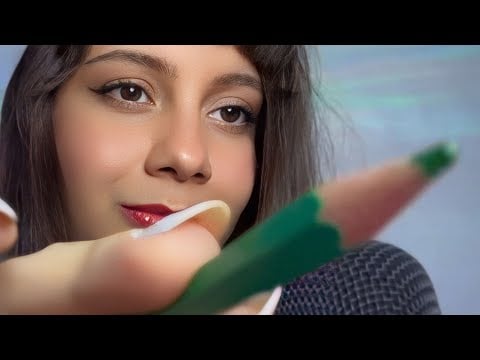 ASMR Desenhando Cada Detalhe Do Seu Rosto ✏️💤 | Sons Suaves + Visual Triggers & Scratches