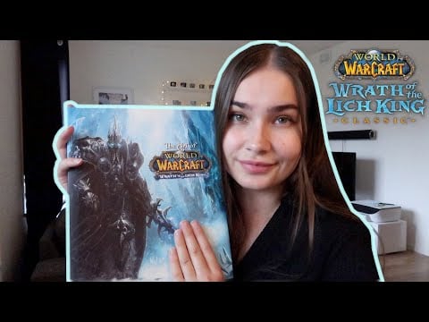 ASMR | World of Warcraft Wrath of the Lich King Art Book (Whispering + Page Turning)