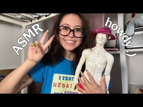 Gripping and Tapping You Back to Sleep 💤 Acupuncture Doll Personal Attention ASMR