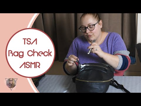 * ASMR * TSA Detailed Bag Check / Security bag check / Tests  / Unintentional