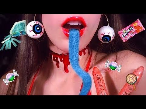 ASMR Candy Trick Or Treat 😜 Halloween Name Edition!👻🎃 🦇 ♥ [RECOVERED VIDEO]