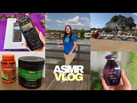 ASMR VLOG 🎧✨ COMPREI UM MICROFONE NOVO! | Faxina, Alimentação Saudável & Viagem