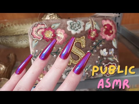 Public ASMR at TJ MAXX- Tapping, Camera Scratching and Soft Spoken 🪿