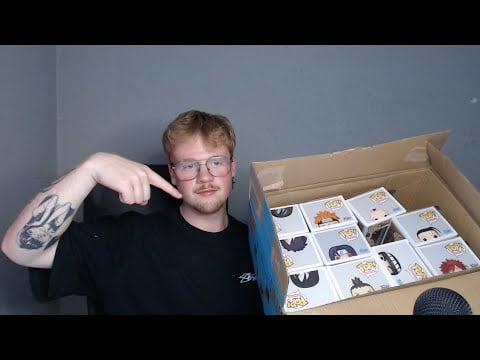 asmr come unbox my new funko pops
