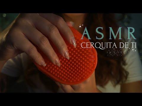 ASMR En primer plano SIN HABLAR muy cerquita de ti