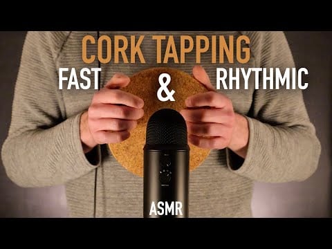 ASMR Fast & Rhythmic Cork Tapping (No Talking)