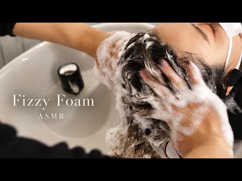 【ASMR】シュワシュワ炭酸シャンプー総集編30分｜泡がはじける音で頭がほぐれる｜Carbonated Shampoo ASMR