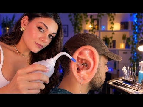 ASMR: Tirando Mosquito Do Seu Ouvido (Limpeza Completa)🦟🧼